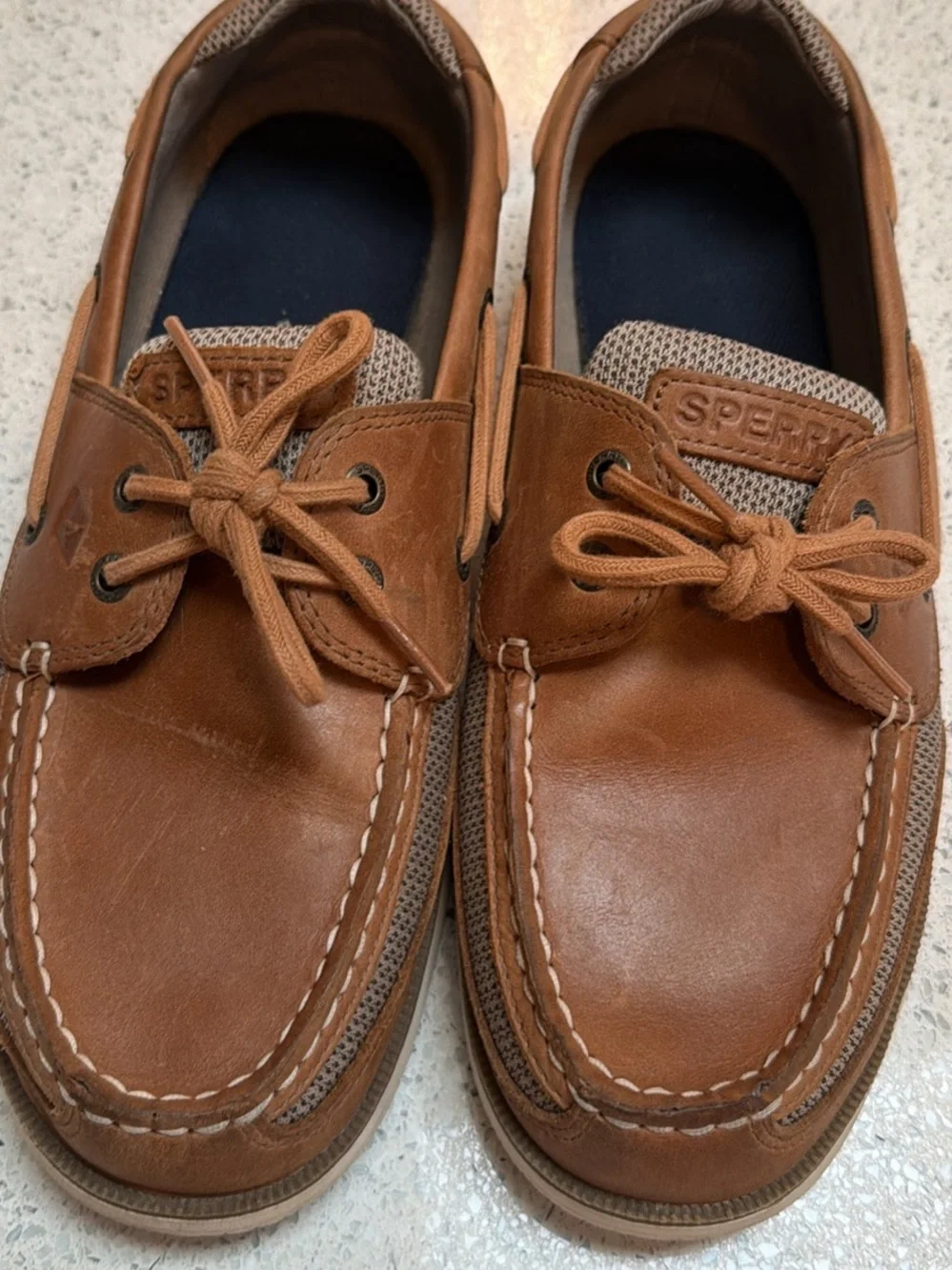 Sperry Mens Surveyor 2-Eye Boat Shoes 9.5
